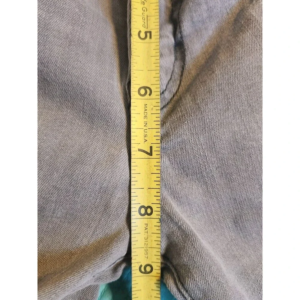 J.Crew Jeans Womens 28  Toothpick Gray Tapered Stretch Mid‎ Rise Distressed Hem